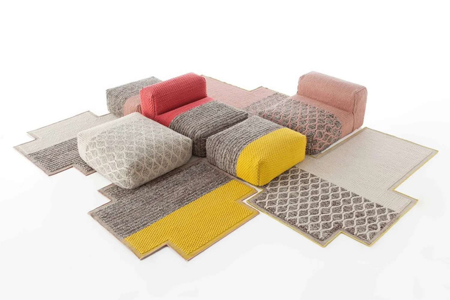 Tapete MANGAS SPACE RUG PLAIT YELLOW 02