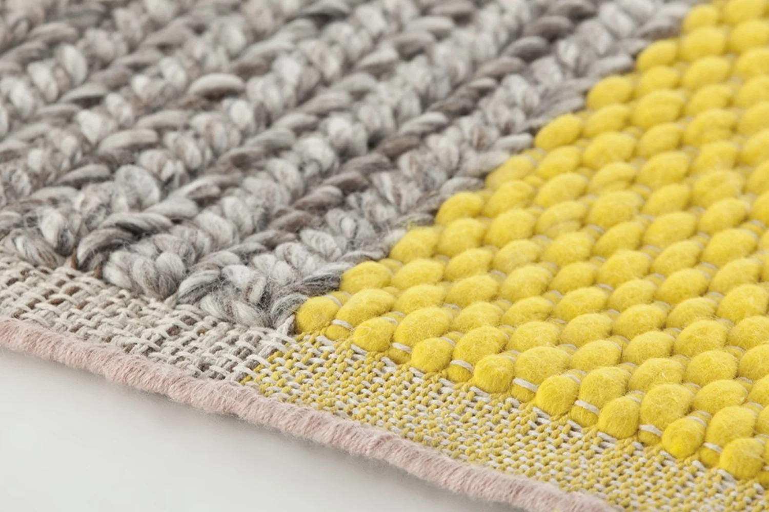 Tapete MANGAS SPACE RUG PLAIT YELLOW 03