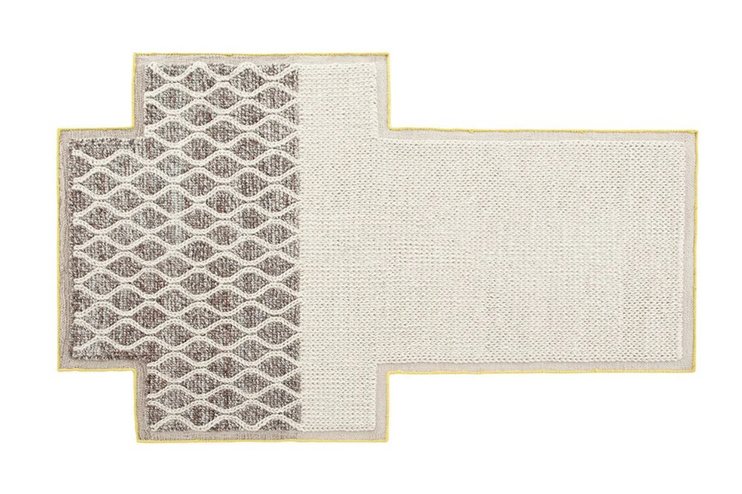 Tapete MANGAS SPACE RUG RHOMBUS IVORY 01