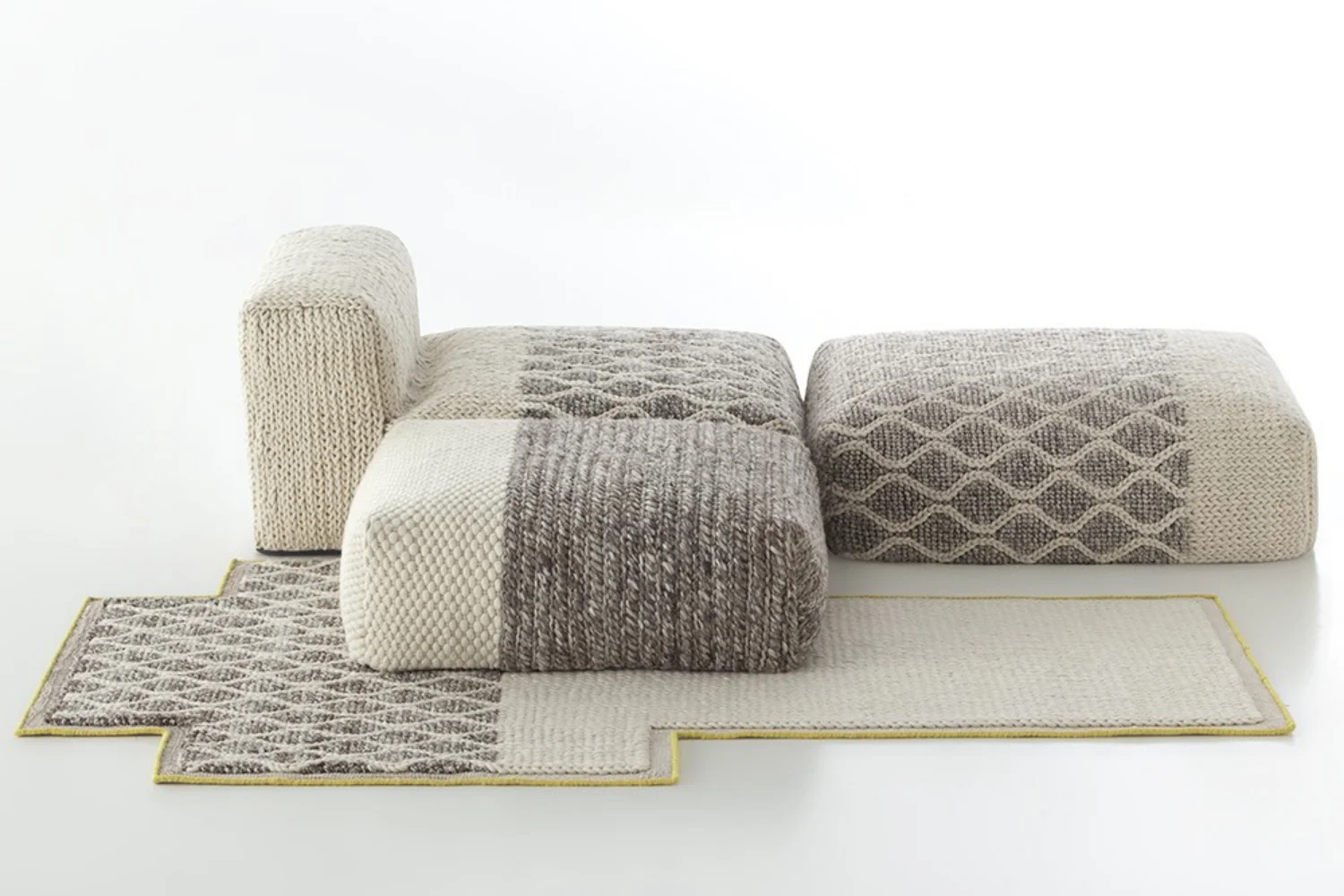 Tapete MANGAS SPACE RUG RHOMBUS IVORY 02