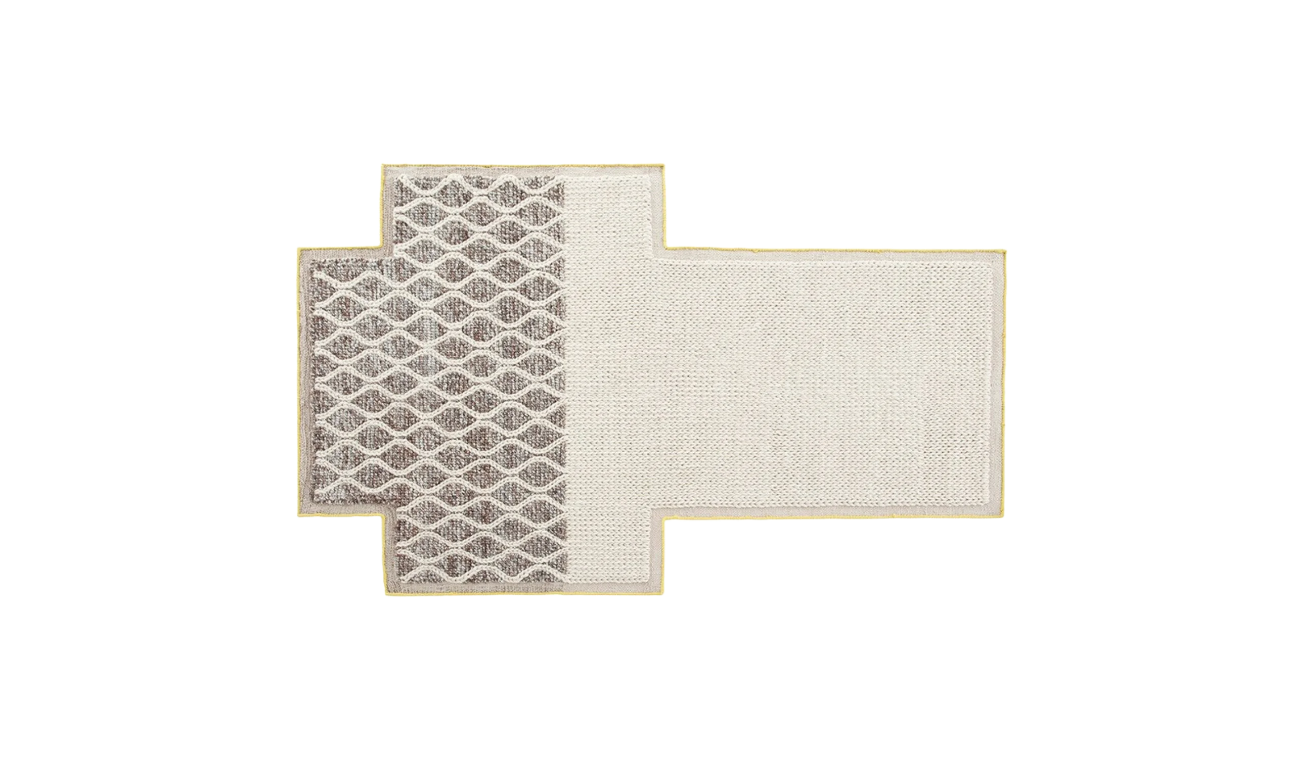 Tapete MANGAS SPACE RUG RHOMBUS IVORY