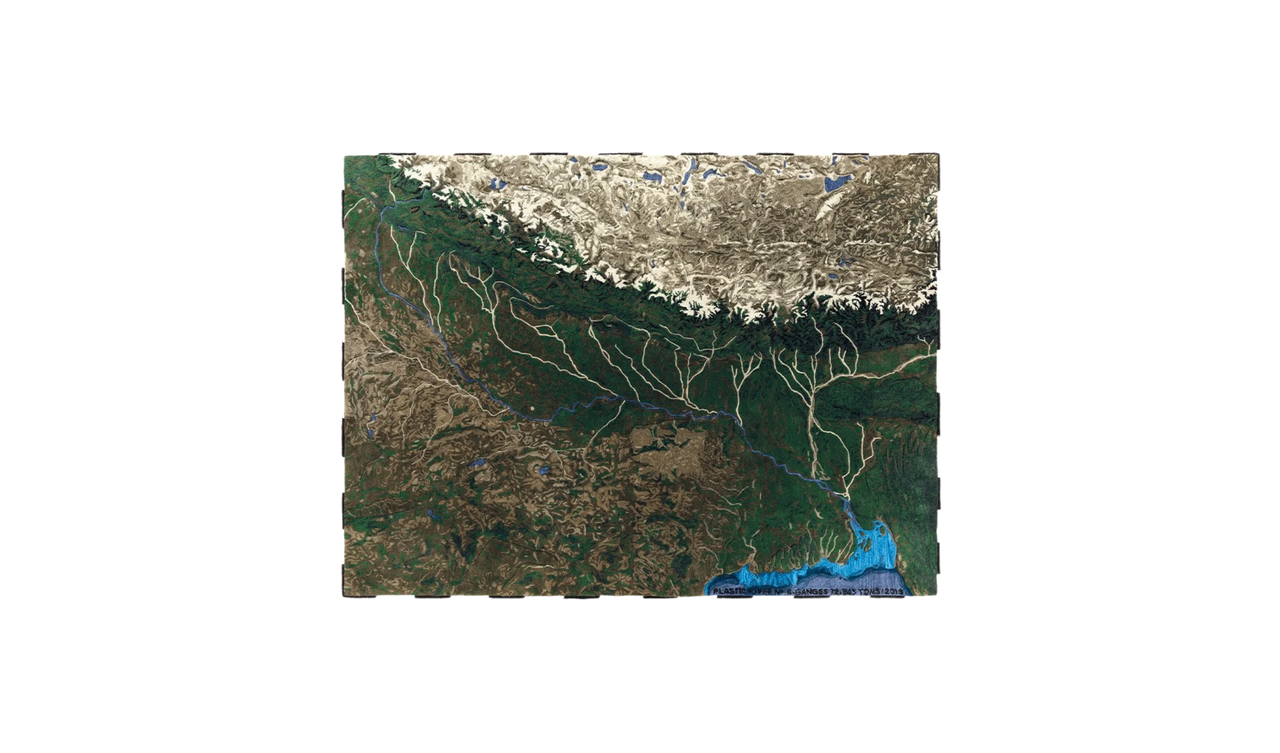 Tapete PLASTIC RIVERS RUG GANGES