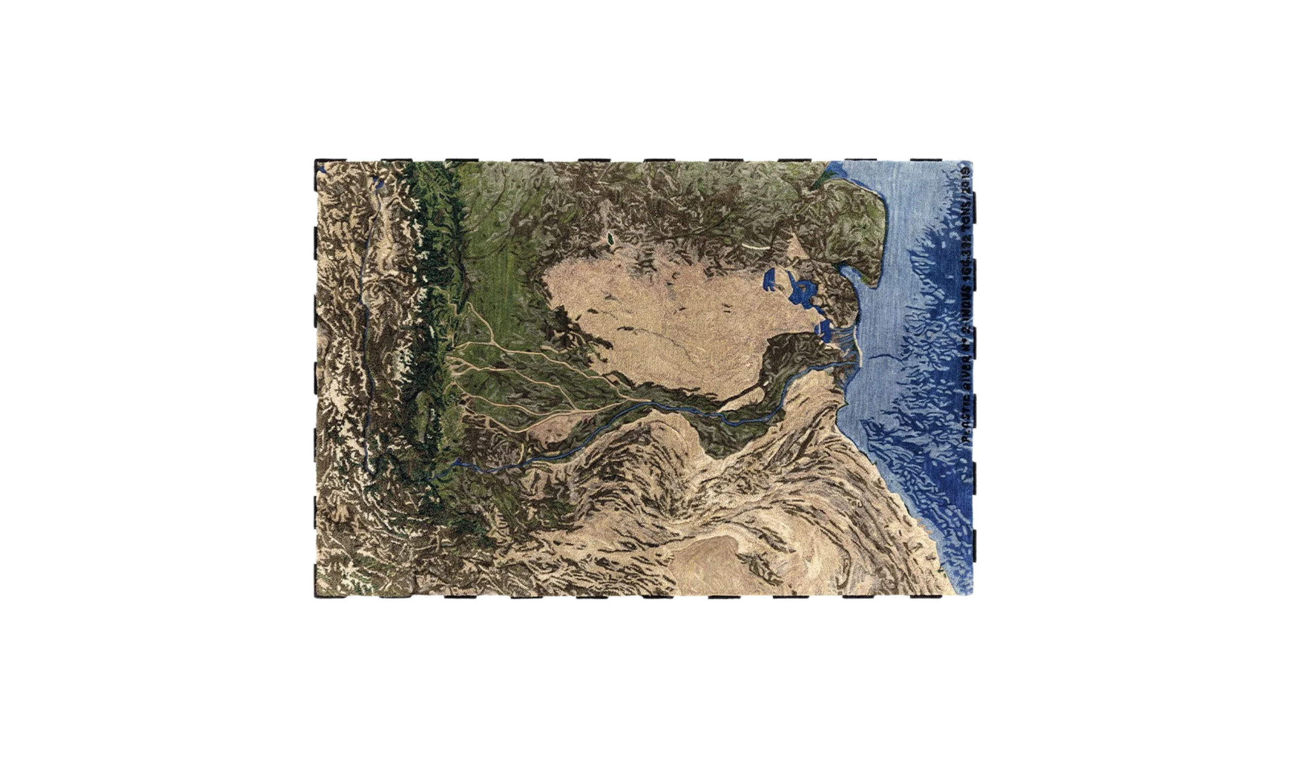 Tapete PLASTIC RIVERS RUG INDUS