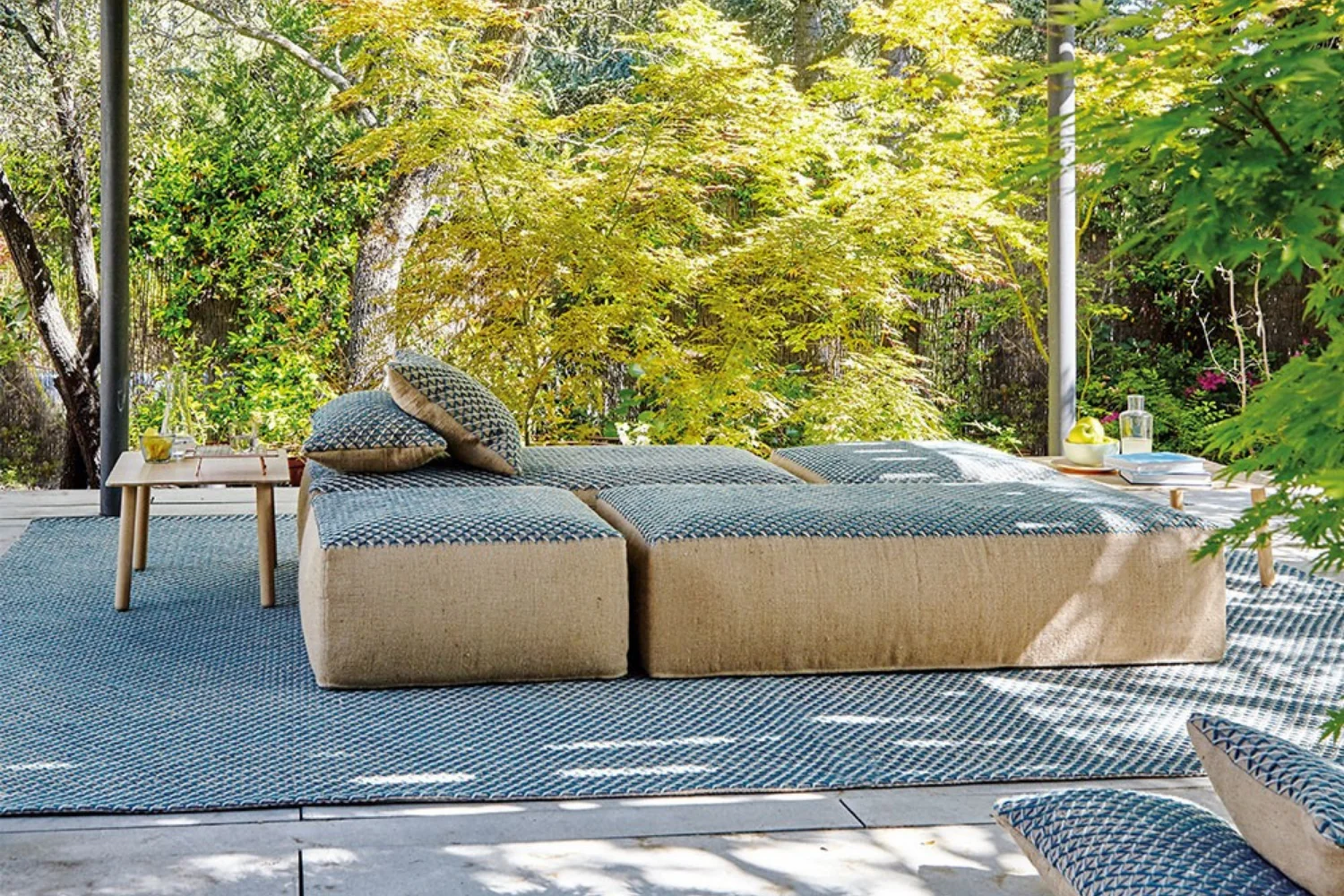 Tapete RAW RUG BLUE 02