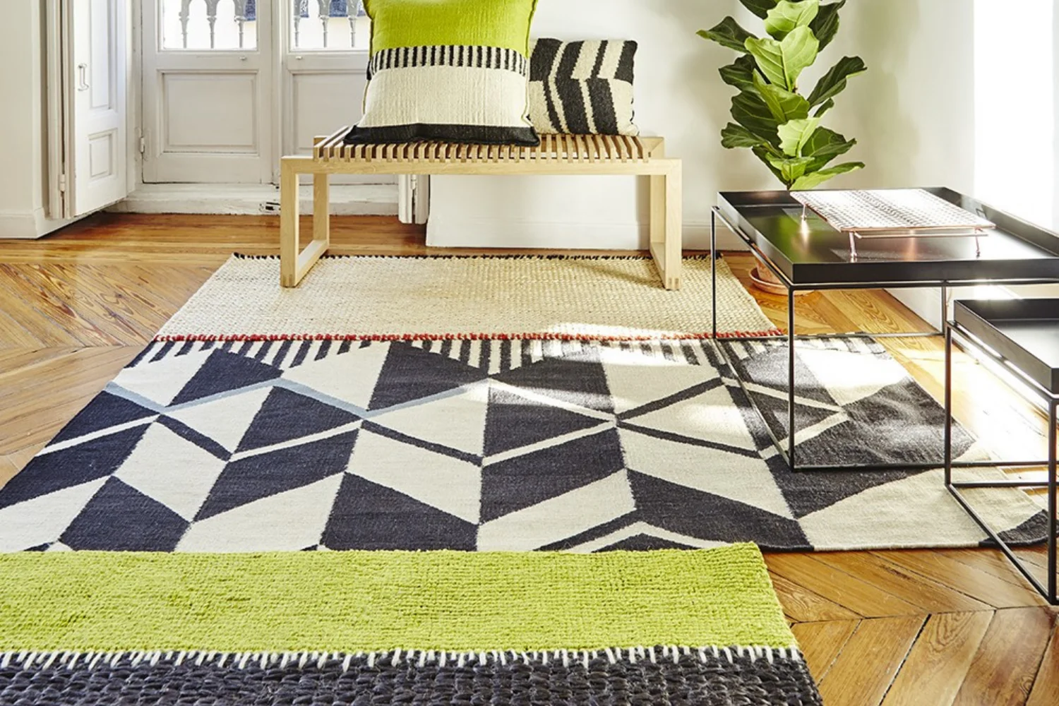 Tapete RUSTIC CHIC RUG GEO PISTACHIO 02