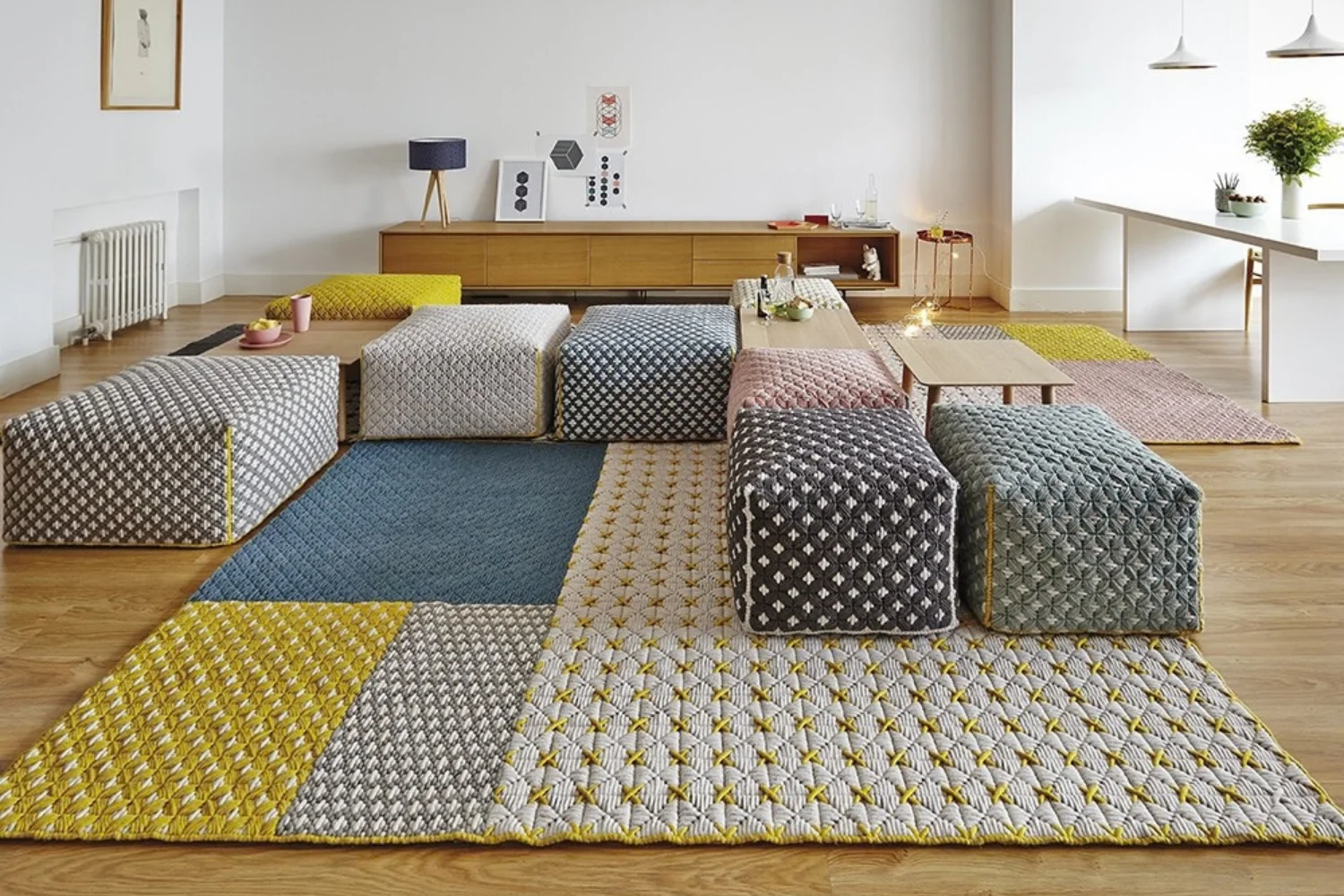 Tapete SILAÏ RUG BLUE 02