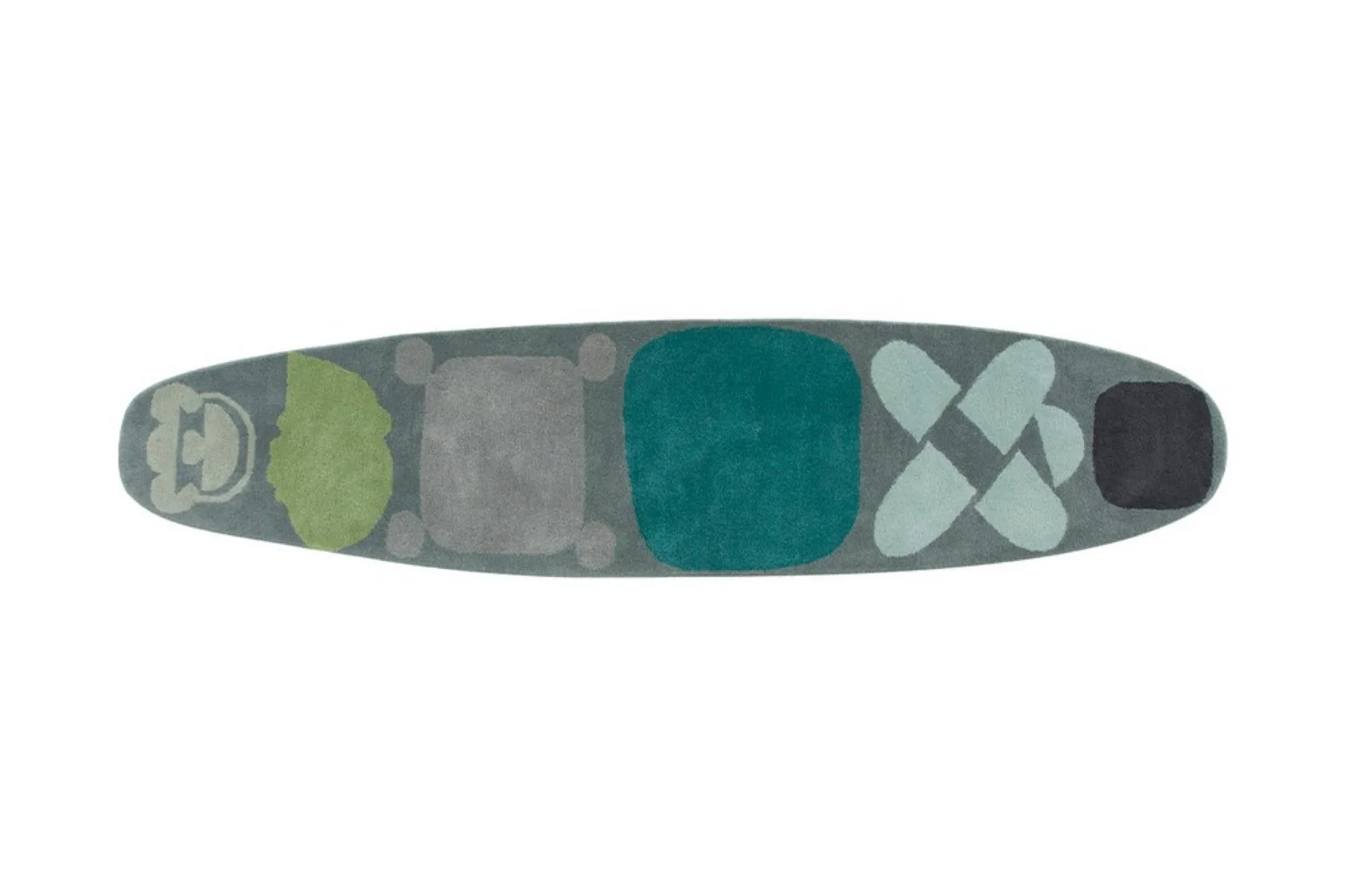 Tapete SURF RACE RUG BLUE 01