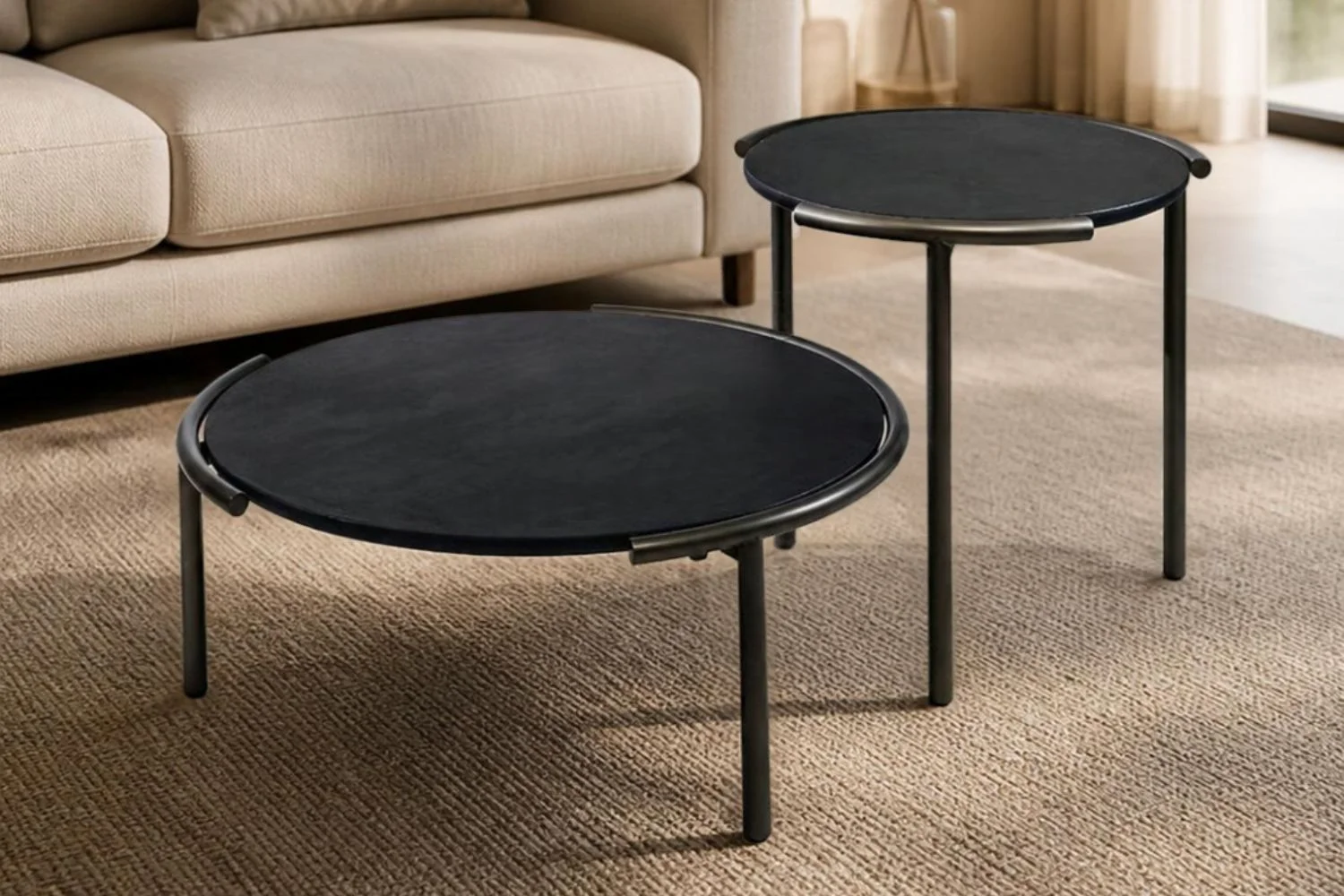 mesa de centro cloud round 2